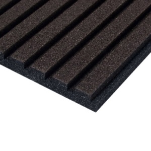 019610 Adam Hall Поролон &quot;Plastazote&quot; ребристый, толщина 10 мм, 200х100 см, черный 