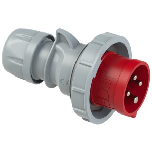 0242-6ttv PCE Вилка кабельная 32А/400V/3P+E/IP67, безвинтовое подключение, никелированные контакты