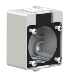 106-0g PCE Адаптер настенный для розетки серии 105-0 серый