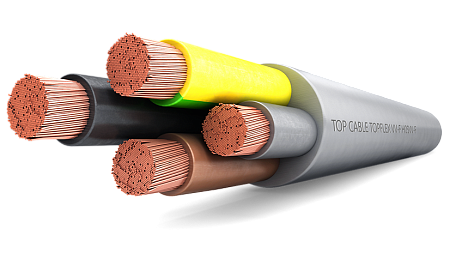Провод монтажный TOPFLEX VV-F H05VV-F Top Cable