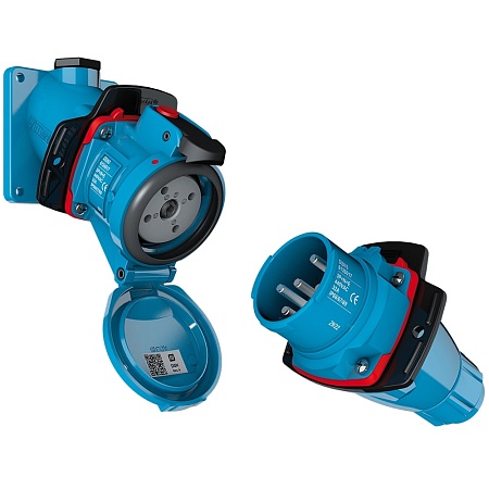 Разъем DSN3 DECONTACTOR™ 32 A - 690 V - IP66/IP67/IP69 - IK09 - ПОЛИУРЕТАН