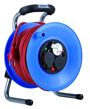 K1Y40NTF010 HEDI Удлинитель на катушке из пластика D=255мм/3GS/IP44/40м H07RN-F3G1,5/термозащита