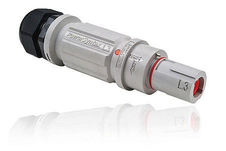 SPX4LD3GY075MP SPX 400А вилка кабельная L3, серая