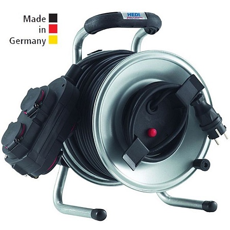 G1S40NTK4 HEDI Удлинитель на катушке из металла D=255мм/4GS/IP44/40м H07RN-F3G1,5/термозащита
