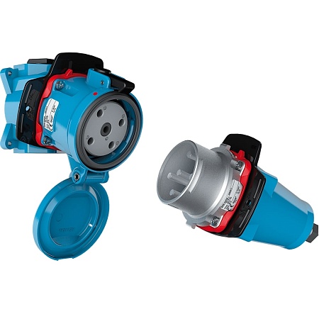 Разъем DS6 DECONTACTOR™ 90 A - 1000 V - IP66/IP67 - IK09 - ПОЛИУРЕТАН/МЕТАЛЛ