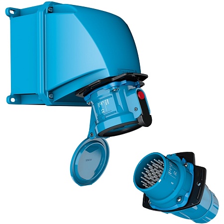 Многоконтактный разъем DSN37C- 37 контактов - 16 А - 480 В - IP66/IP67 - IK09 - ПОЛИУРЕТАН