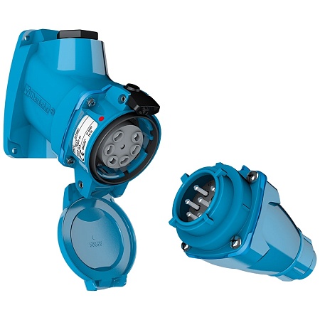 Многоконтактный разъем PN7C 7 контактов - 25 A - 500 В - IP66/IP67 - IK09 - ПОЛИУРЕТАН/МЕТАЛЛ