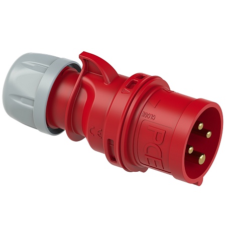 024-6 PCE Вилка кабельная 32A/400V/3P+E/IP44 