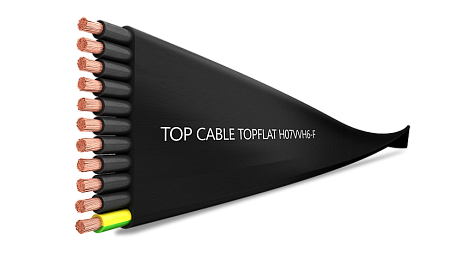 Кабель для кранов, лифтов TOPFLAT H05VVH6-F & H07VVH6-F Top Cable