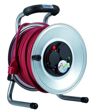 K1S40NTF010 HEDI Удлинитель на катушке из металла D=255мм/3GS/IP44/40м H07RN-F3G1,5/термозащита