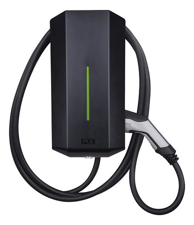 353408P PCE Настенная зарядная станция Wallbox GLB 22kW, кабель 4,5м со штекером Типа 2 + УЗО (Тип А+DC)