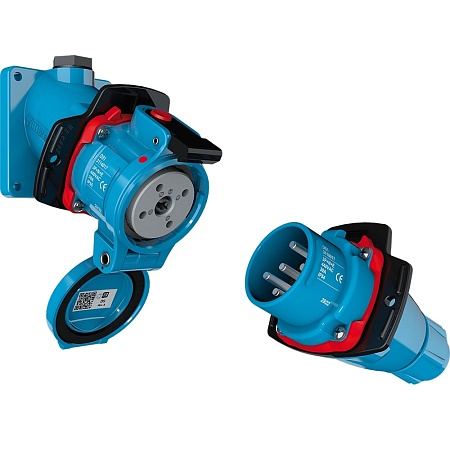 Разъем DS1 DECONTACTOR™ 30 A - 690 V - IP54/IP55 - IK09 - ПОЛИУРЕТАН