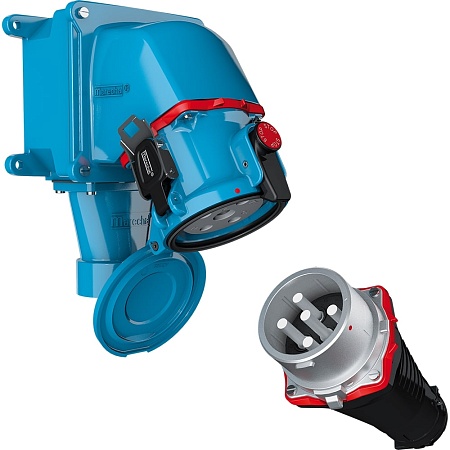 Разъем DS2 DECONTACTOR™ 250 A – 1000 V – IP66/IP67 – IK10 – МЕТАЛЛ