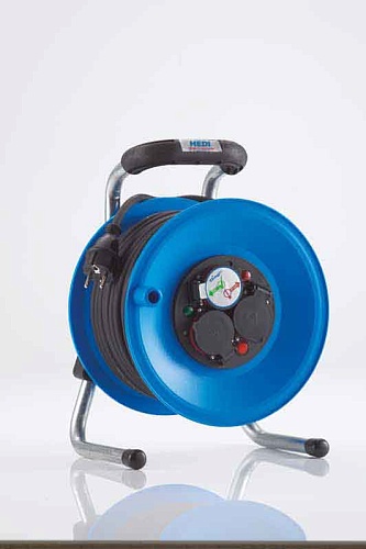 K1Y50GTF HEDI Удлинитель на катушке из пластика D=255мм/3GS/IP44/50м H05RR-F3G1,5/термозащита – фото №1 K1Y50GTF HEDI Удлинитель на катушке из пластика D=255мм/3GS/IP44/50м H05RR-F3G1,5/термозащита – №1