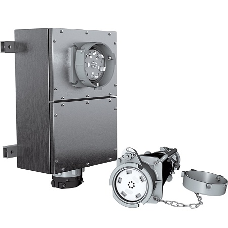 Разъем PFQ4 400 A - 690 V - IP66/IP67 - IK10 - МЕТАЛЛ