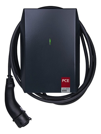 370100 PCE Настенная зарядная станция Wallbox EV11 11kW, кабель 5м со штекером Типа 2