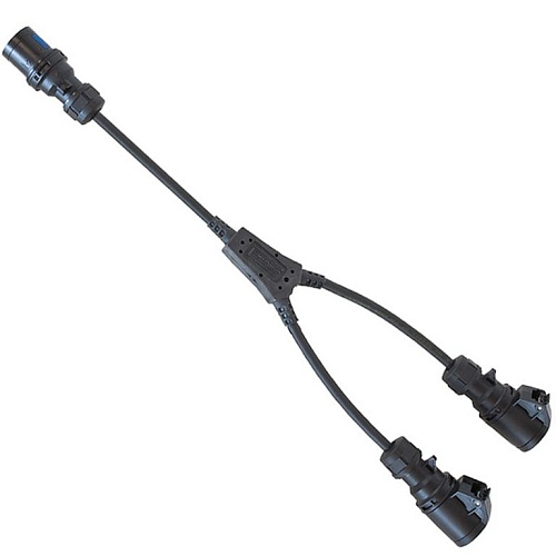 4D1S2P16 Y-SPLITTER CEE Разветвитель с кабелем без коннекторов – фото №1 4D1S2P16 Y-SPLITTER CEE Разветвитель с кабелем без коннекторов – №1