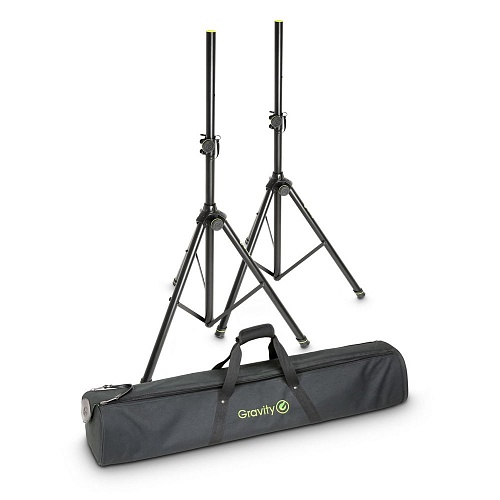 GSS5212BSET1 Gravity Комплект из 2 подставок для динамиков с сумкой для переноски – фото №1 GSS5212BSET1 Gravity Комплект из 2 подставок для динамиков с сумкой для переноски – №1