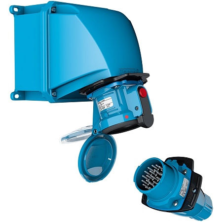 Многоконтактный разъем DSN24C 24 контакта - 16 A - 480 В - IP66/IP67 - IK09 - ПОЛИУРЕТАН