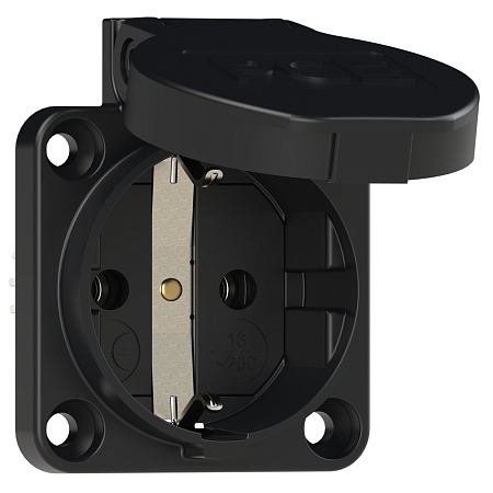 109-0s Розетка встр безвинт 16A/250V/2P+E/IP54