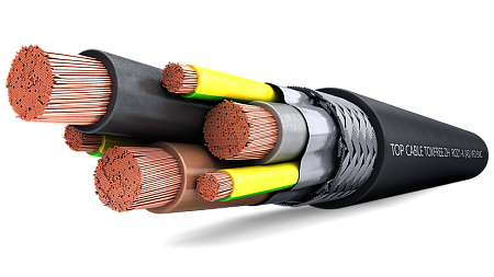 Кабель контрольный TOXFREE ZH ROZ1-K (AS) VFD EMC 0,6/1 kV Top Cable